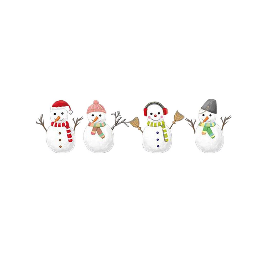 Merry Christmas Wall Stickers Window Glass Stickers Christmas Decorations Home Christmas Ornaments Xmas Year #T1P