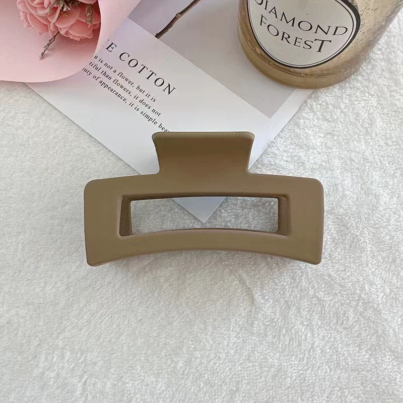 1 Uds. Pinzas en forma de garra para el pelo para mujeres y niñas, pinzas para el pelo de cangrejo antideslizantes, horquillas sólidas, accesorios para el cabello a la ,: Azul cielo