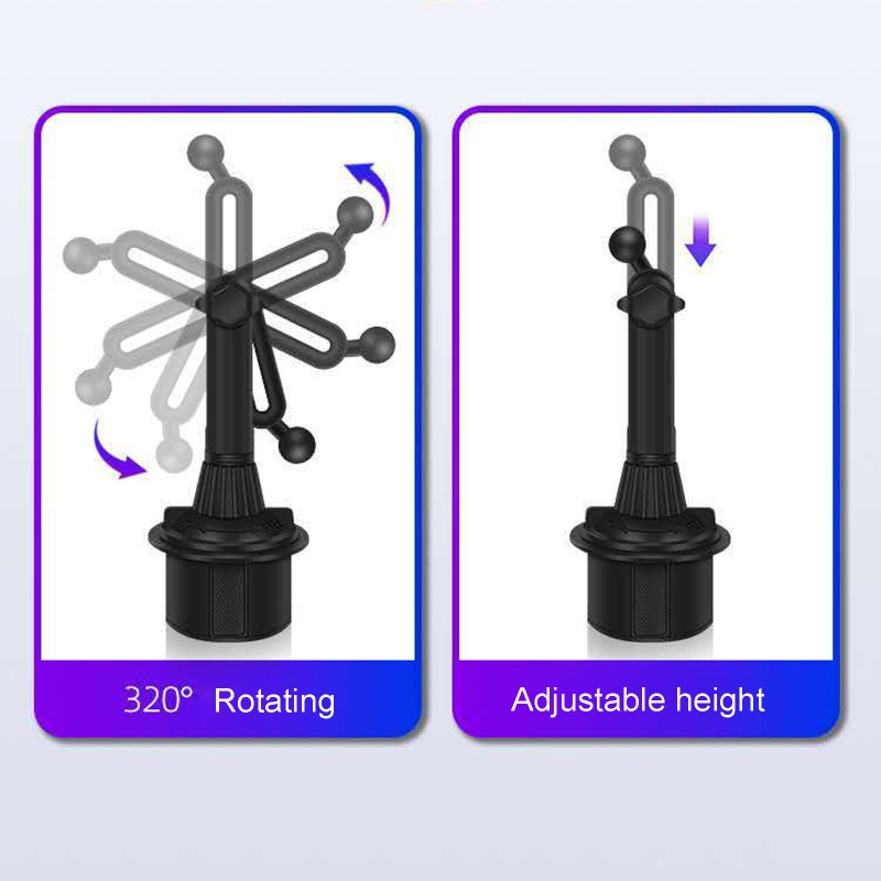 Portabicchieri multifunzione per auto supporto per cellulare stabile durevole per