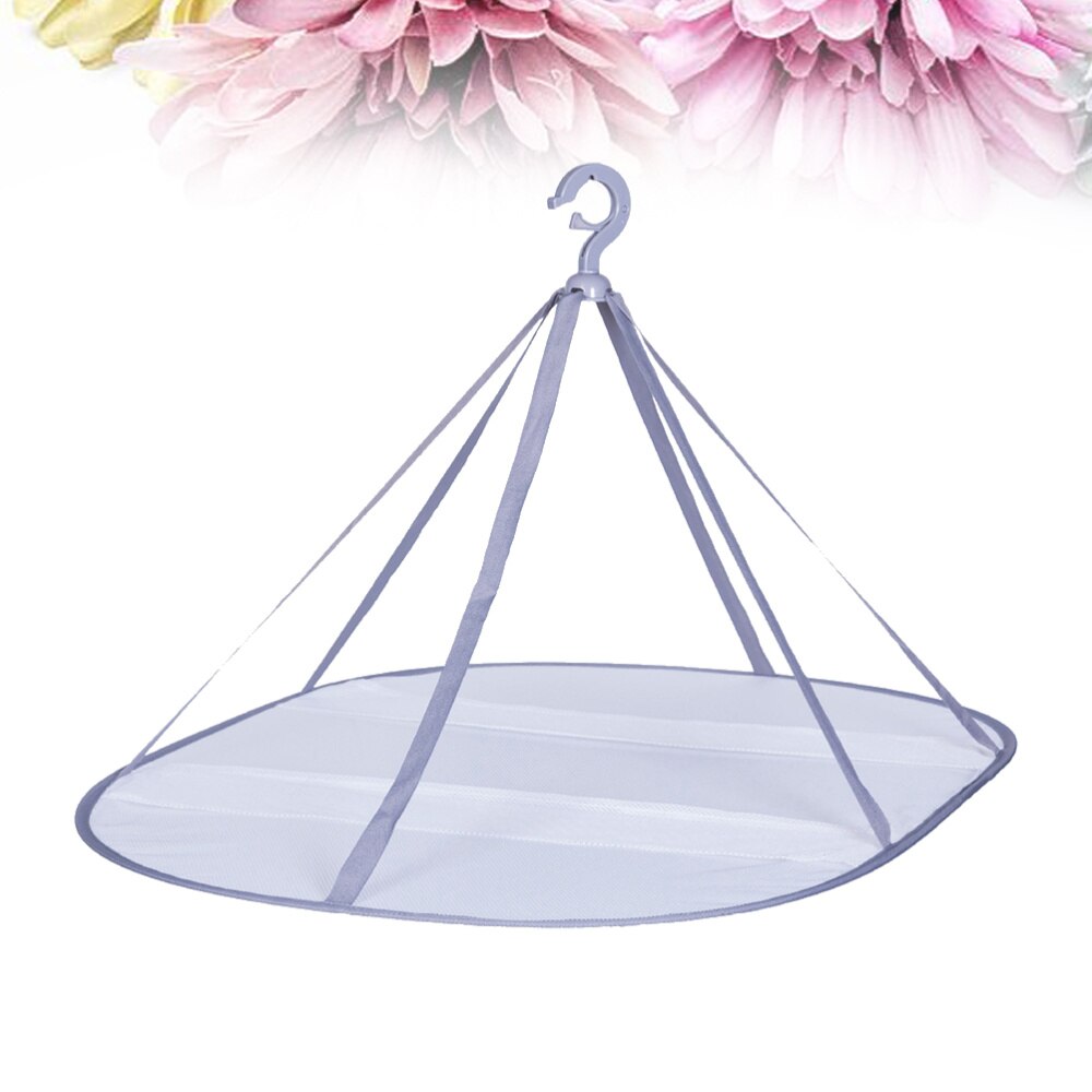 Mesh Clothes Drying Rack Hanging Dryer T-shirt Sweater Laundry Drying Net Rack Basket (Rectangular, Monolayer)