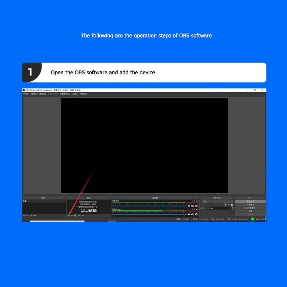 1080P Video Capture Card USB 2.0 to HDMI Office Caring Live Grabber Records Box HDMI HD Computer Supplies for OBS