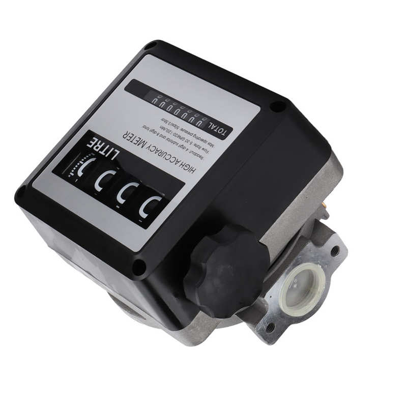 Débitmètre de carburant à 4 chiffres, grand écran, 5-30 gpm, 20-120 l/Min, haute précision pour compteur de débit d&#39;essence