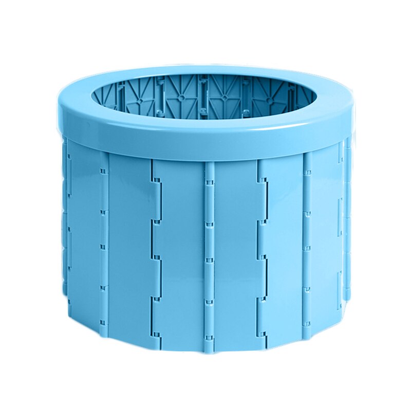 Siège de toilette pliable et Portable pour adulte, pot pliable pour voyage en plein air, Camping, voiture, fournitures de toilette: Blue