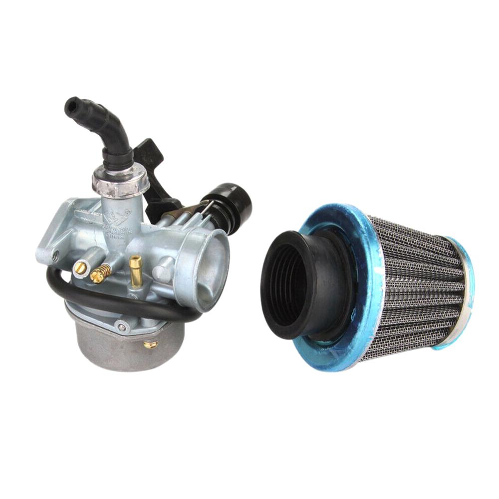Carburador de motocicleta PZ19 Carb 50cc 70 90 110 125cc ATV Dirt Bike Go Kart Carburador para Moto de carreras con filtro de aire