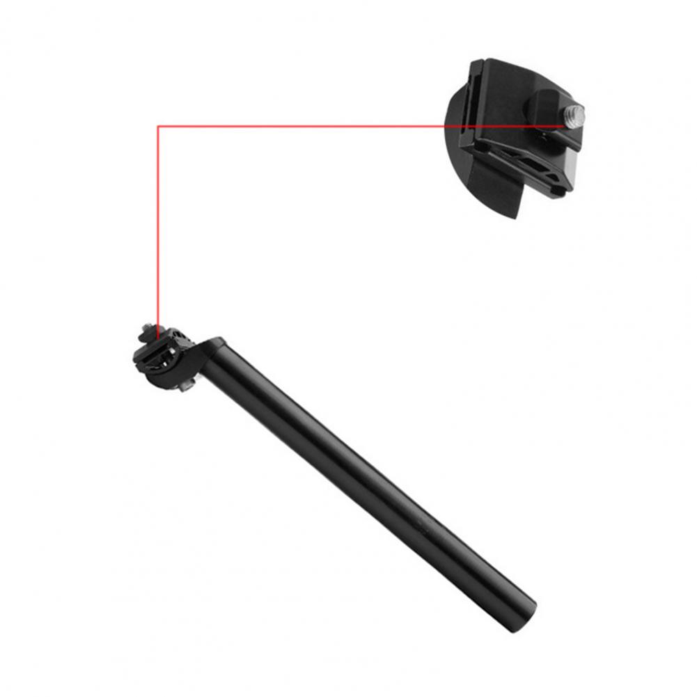 1 pc Bicycle seat post Aluminium alloy black lightweight seat post Strong and fit seat cushion bicycle seat post quick release