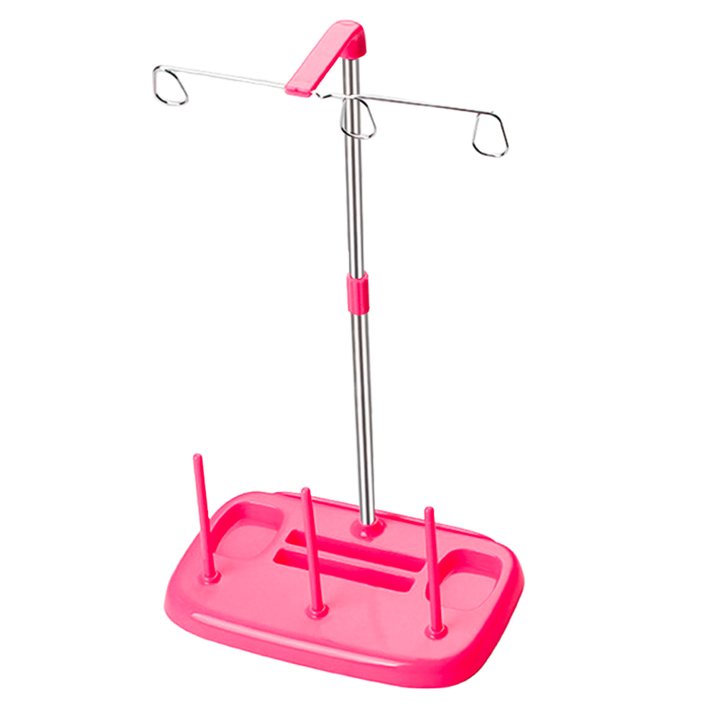 3 Spool Thread Holder Stand Light Weight Embroidery Machine Wire Rack For Domestic Sewing And Embroidery Machine Accessories: light yellow