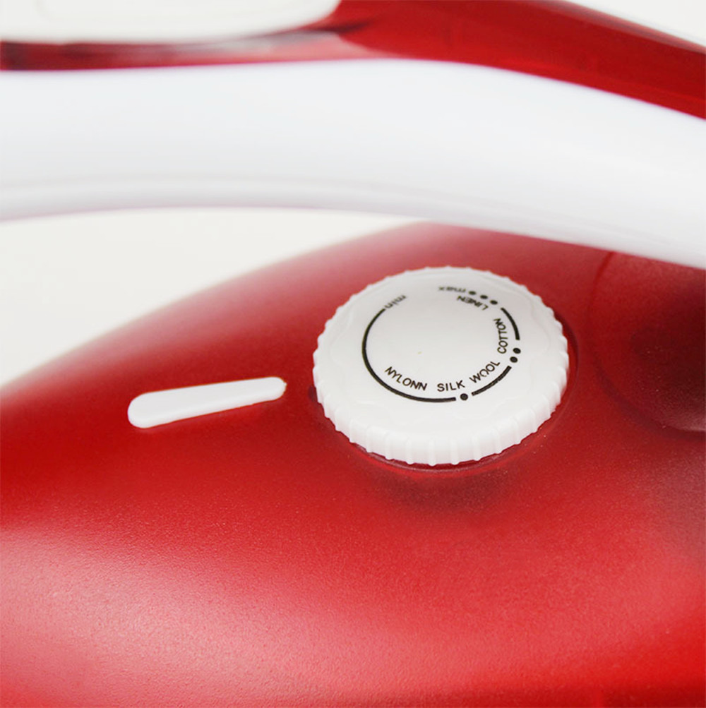 Mini ferro a vapor dobrável, mini ferro de mão portátil multifuncional ajustável 220v para roupas e viagem