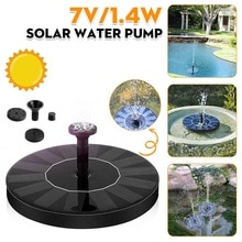 Solar Fountain Bird Bath Patio Landscape Floating Water Pump Outdoor Garden Pool Pond Waterfall Decor Solar Powered Fountain
