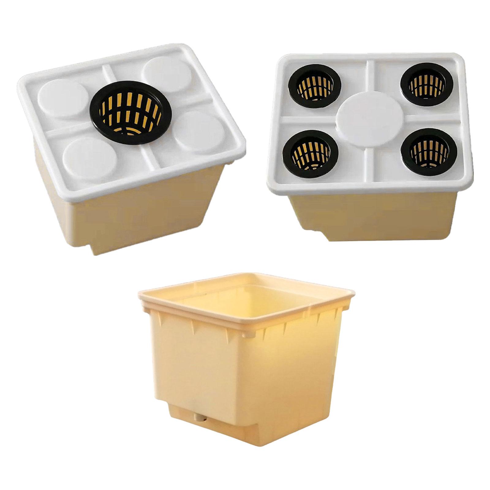 Wiadro robić hydroponiki z łokciami syfonowymi Sadzarka robić wzrostu warzyw Narzędzie robić uprawy bezglebowej robić szklarni Lekkie, wszechstronne