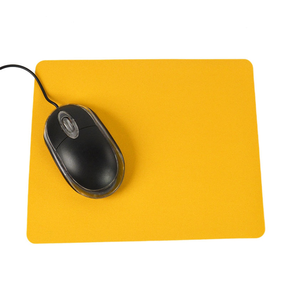 1pz di colore Solido Ottico Mousepad Ufficio Del computer anti-scontrino Poggiapolsi di Gomma topo pad topo pad Da Gioco Del computer Portatile PC Tappetini