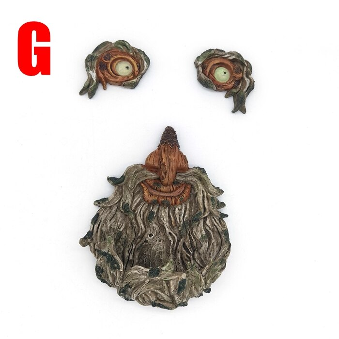 Old Man Tree Hugger Tree Face Outdoor Funny Old Man Tree Sculpture Yard Art Garden Peeker Interesting Garden Decoration: G