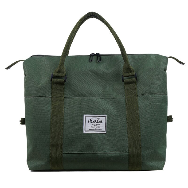 Reistas Voor Vrouwen Grote Capaciteit Waterdichte Bagage Shopper Tas Casual Mode: Army Green