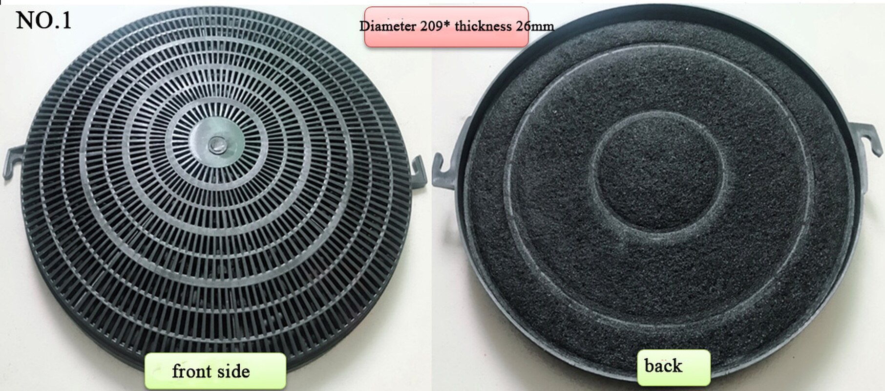 1 pcs range hood filter is used to replace the activated carbon filter of the range hood kitchen restaurant: NO.1