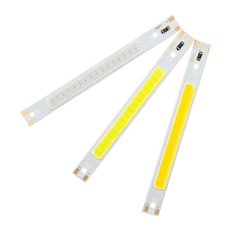 Cob led strip 80 x 7.5mm 3.7v universal ultra bright led strip ljus vit varm vit röd blå grön för diy flexibel bar strip