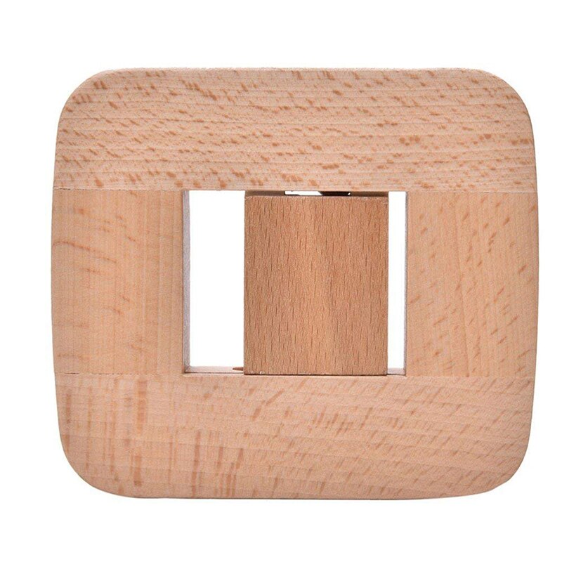 Candado de madera para niños, candados inteligentes de Luban, rompecabezas tradicional, juguetes educativos, cerraduras ancestales antiguas, juguetes antiestrés
