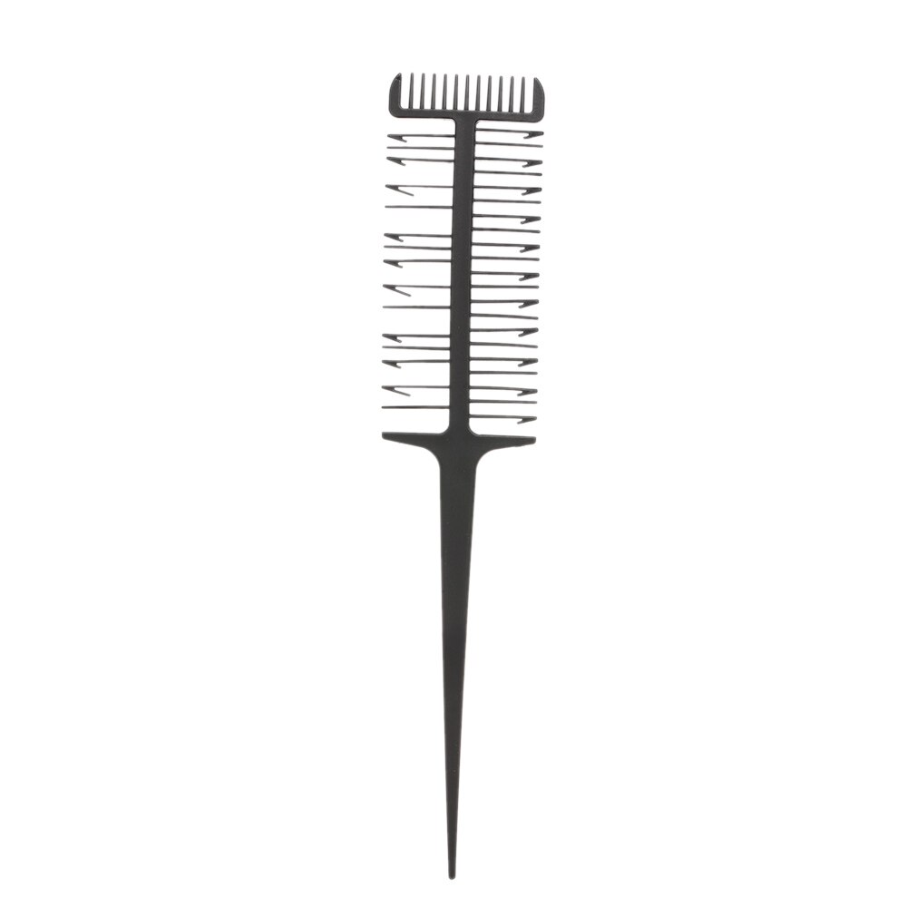 Hair Styling Coloring Dyeing Comb Salon Tool Sectioning Highlighting Weaving Cutting Comb for Hairdressing: size 4