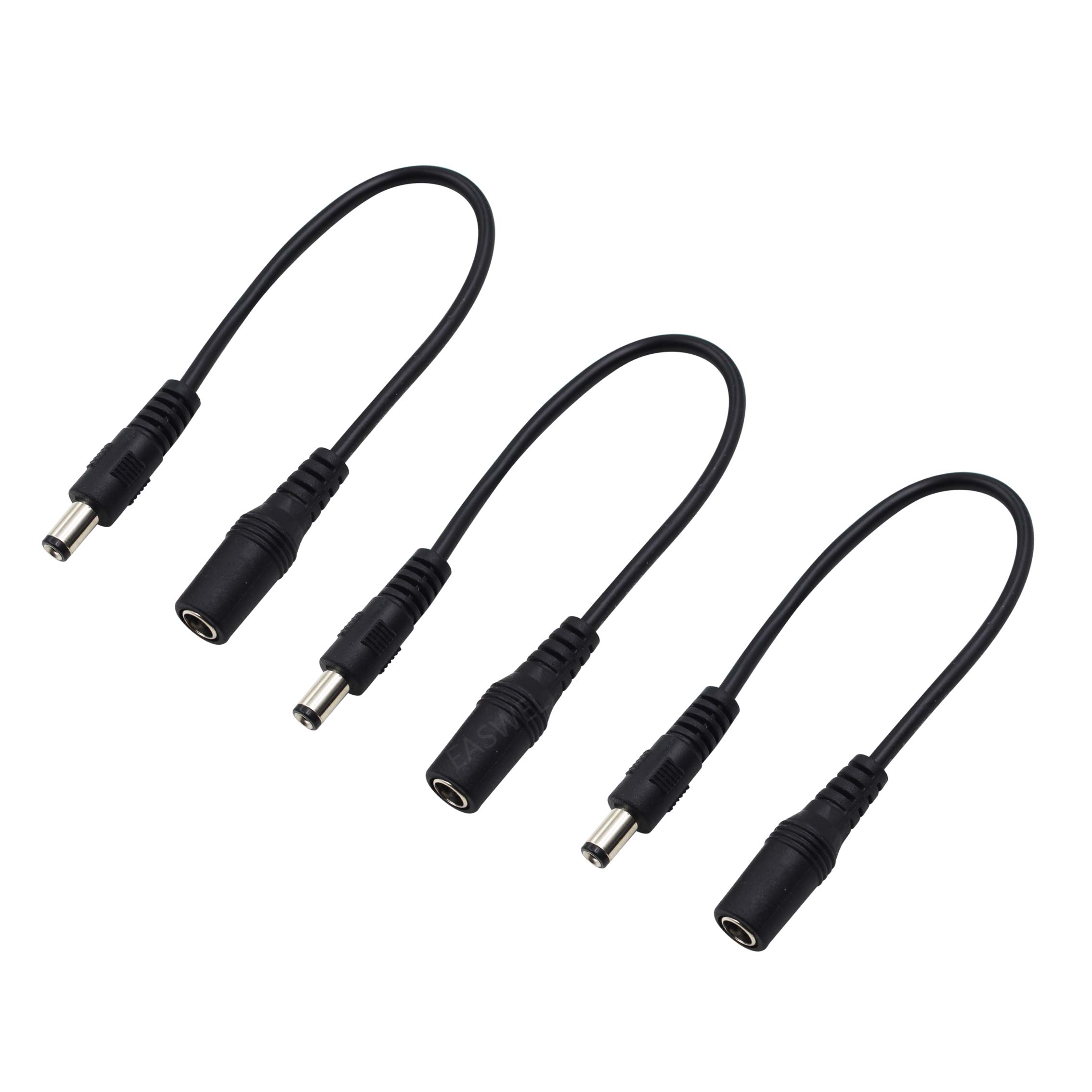 Cable convertidor de polaridad inversa Para pedales de Piano de guitarra, Jack de 5,5 y 2,1mm