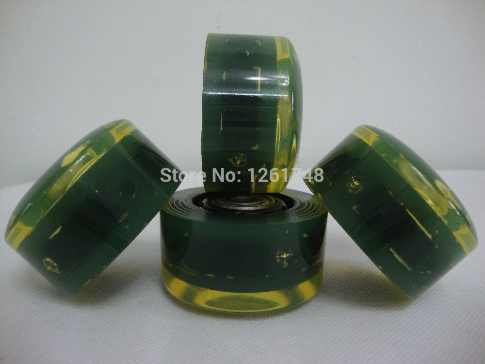 Ruedas para patines en línea, 8 Uds., 56*32mm, LED intermitente, con rodamientos de ABEC-7 608ZZ, accesorios para patines de doble rueda de 80a