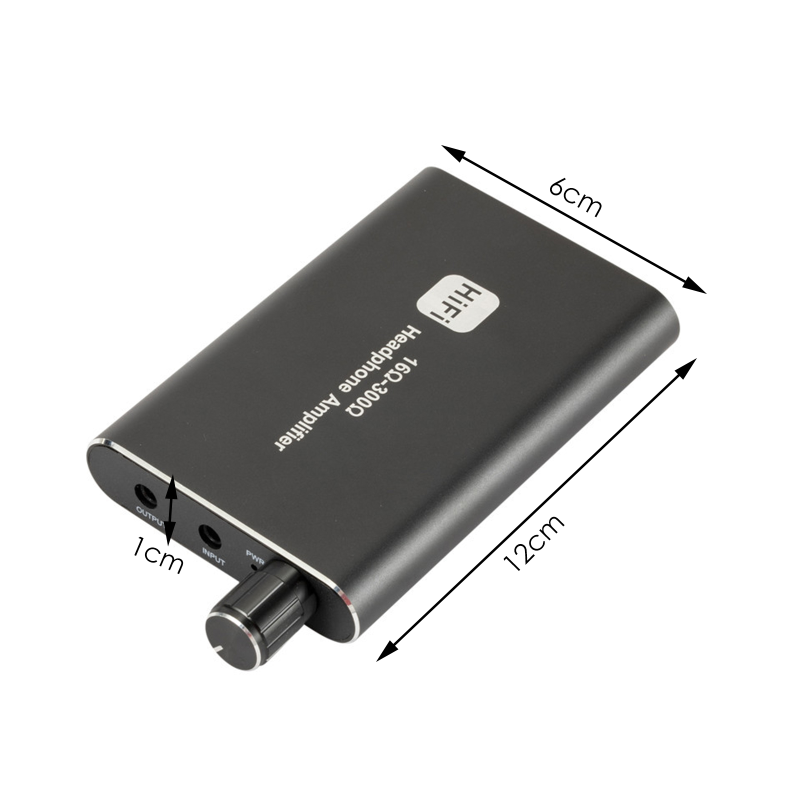 HiFi Portable Headphone Amplifier Bluetooth 5.0 3.5mm Stereo Audio Out Input Audio Receiver Headphone Amplifier_Black