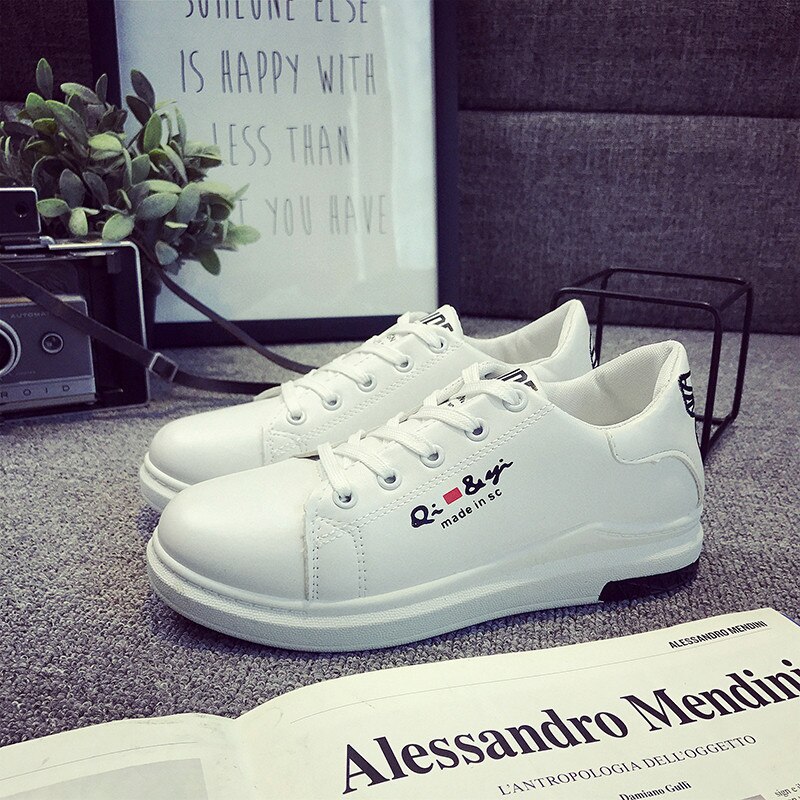 Sneaker kvinder komfortable skateboard sko bære damesko åndbare fritidssko klassiske hvide sko zapatos de mujer