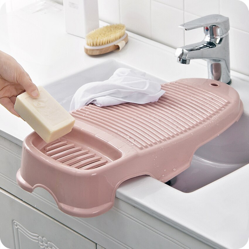 Plastik skridsikker rejse hjem polstret vaskebræt håndvaskebræt skjorter rengøring vasketøj skrubbebrætter tøj vaskekar