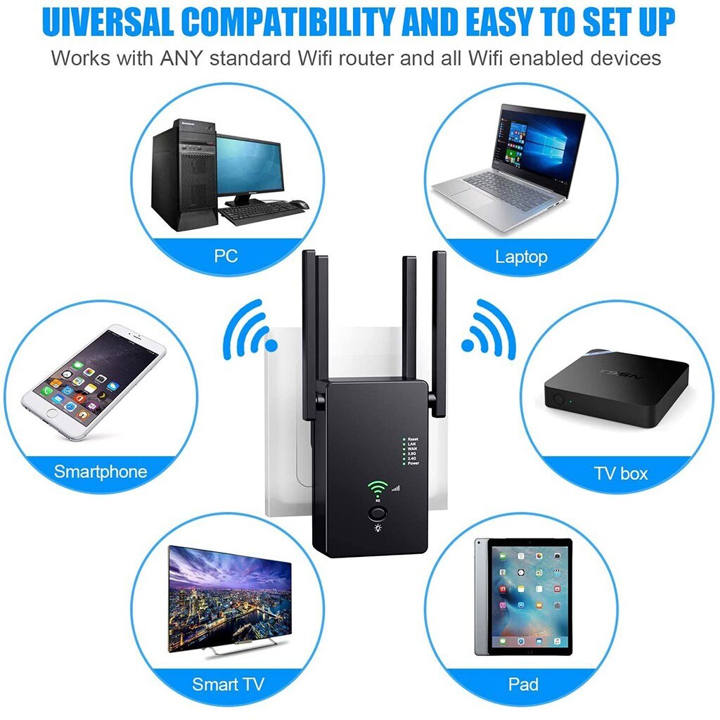 Practical And Simple Signal Full Coverage Router Ac1200 Wifi Range Extender Latest Dual Band Wifi Extender Repeater#g30