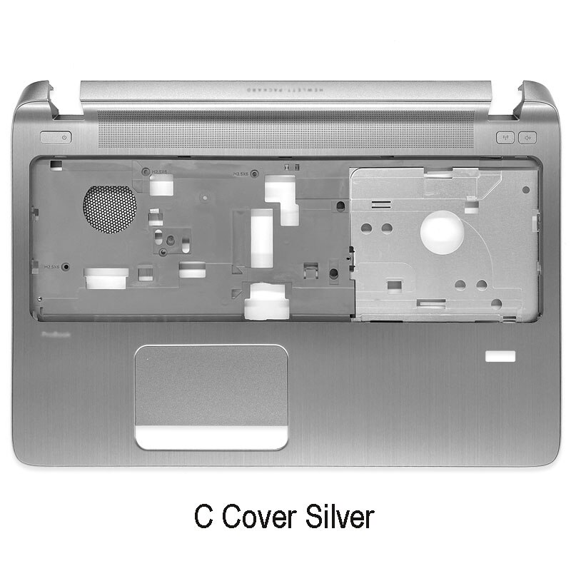 Laptop LCD Back Cover For HP Probook 450 G2 455 G2 Front Bezel Hinges Palmrest Bottom Case A B 768123-001 AP15A000100 Black: C Cover Silver 