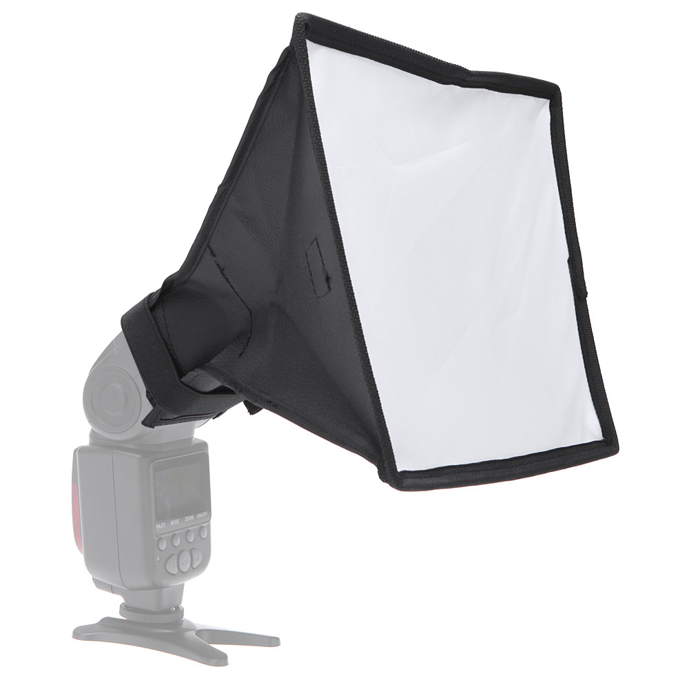 Andoer 20*30Cm/7.9 * 11.8in Draagbare Fotografie Flash Diffuser Mini Softbox Kit Voor Dslr Speedlite Flash