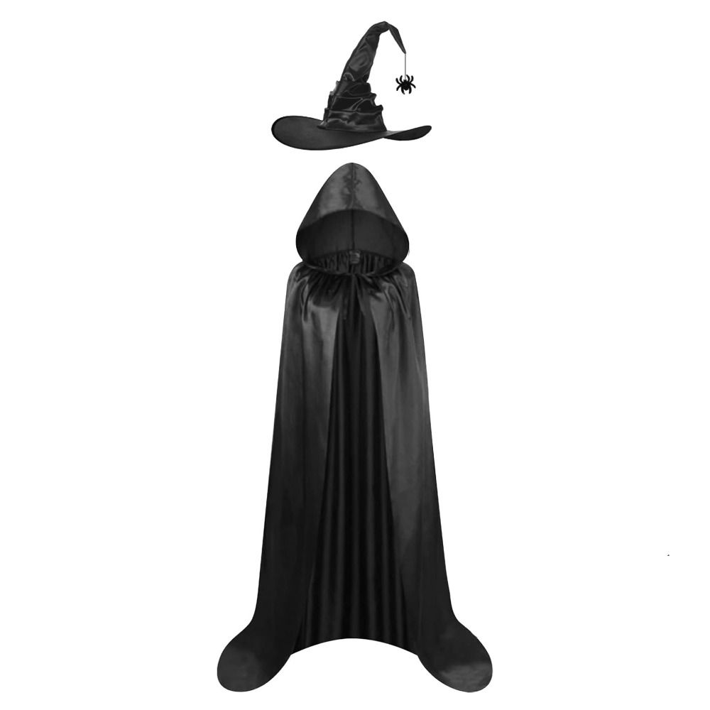 Cool Bat Hat Halloween Cloak Party Props Costume Halloween Cosplay Hooded Cape Funny Witch's Cloak Stage Performance