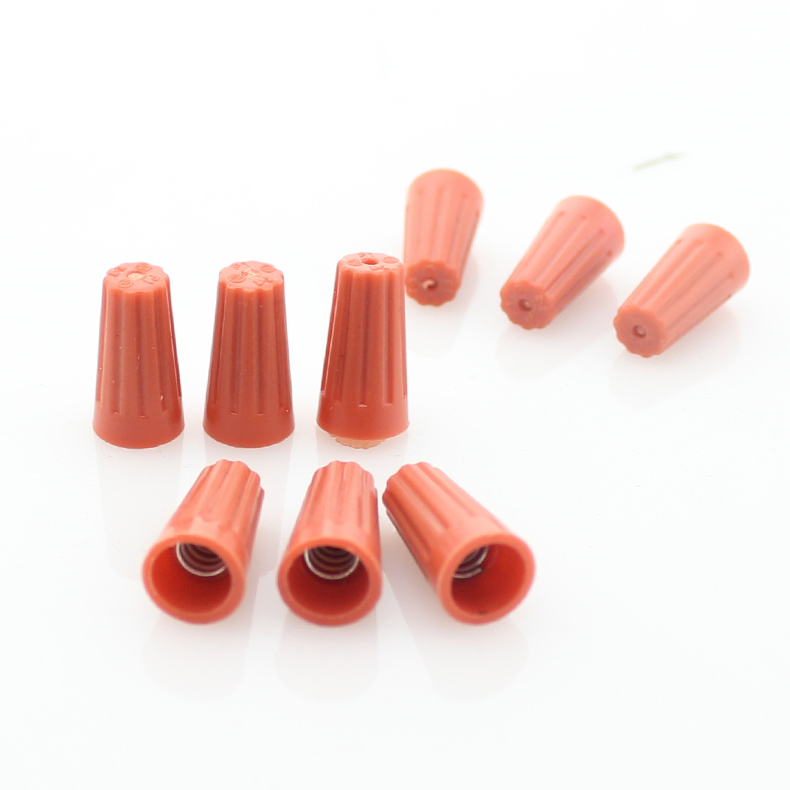 screw wire connectors, spiral spring wire terminal cap hat, P1 1000pcs per pack, wire lugs