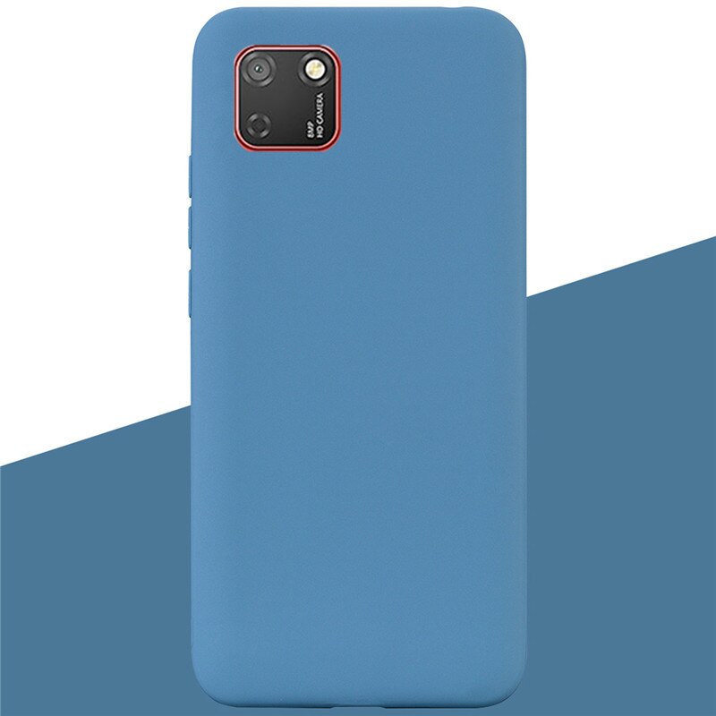 Soft Silicone Case For Huawei Y5p DRA-LX9 Case Silicone Back Cover Y5 p Phone Case For Huawei Y5P 5.45 Cover Coque Shell: 12 Lake Blue