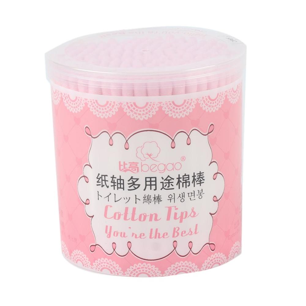 200pcs/box Cotton Swab Disposable Double Head Ended Makeup Cotton Swabs Cosmetic Tool Cotton Buds Ear Clean Tools