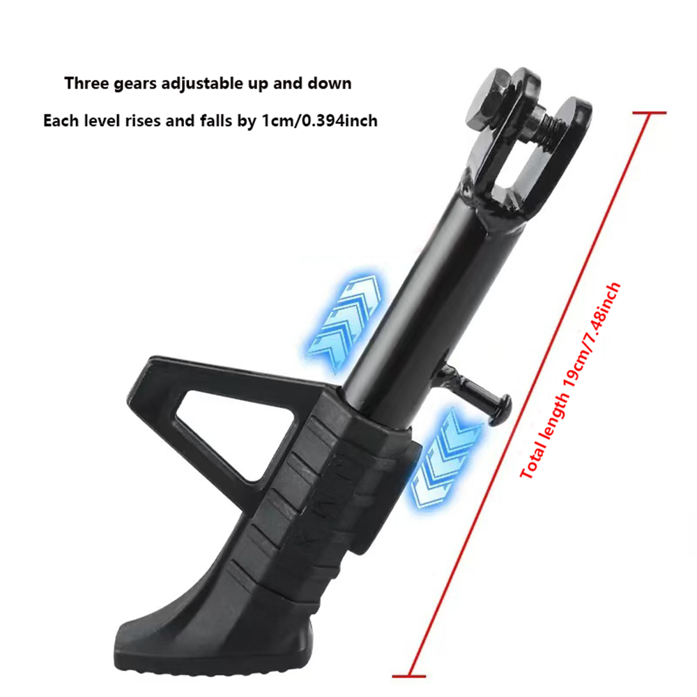 Tripé universal ajustável para motocicleta, suporte lateral de liga antiderrapante para estacionamento, scooter elétrica, dit pit bike: Lavanda