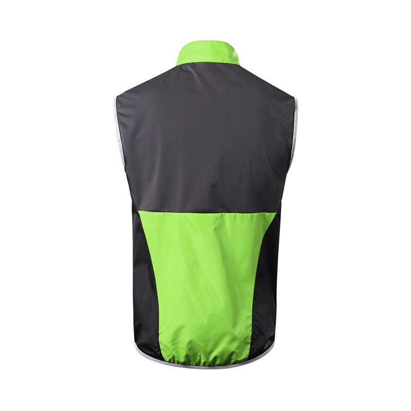 Arsuxeo reflekterende cykelvest herre vindtæt åndbar cykling vindvest cykel road mountainbike mtb downhill vindjakke