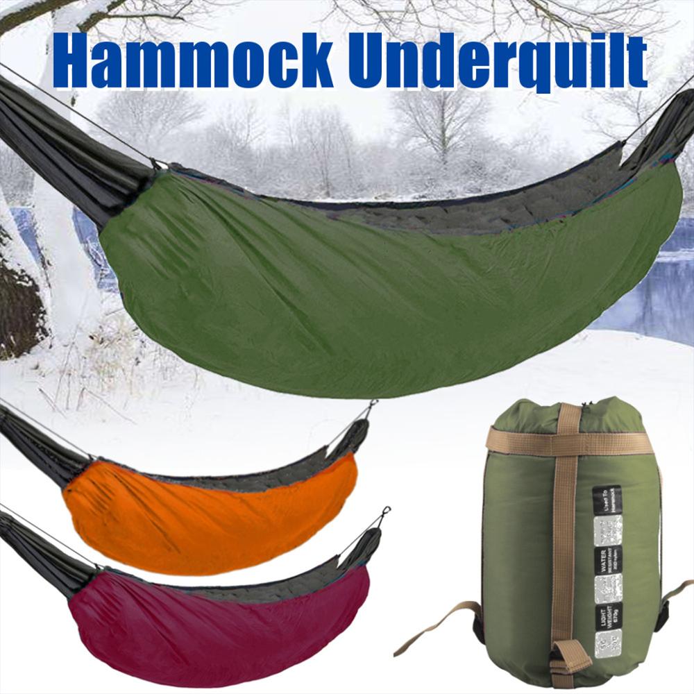 Camping vandreture udendørs quilt sovepose varm dække hængekøje underquilt