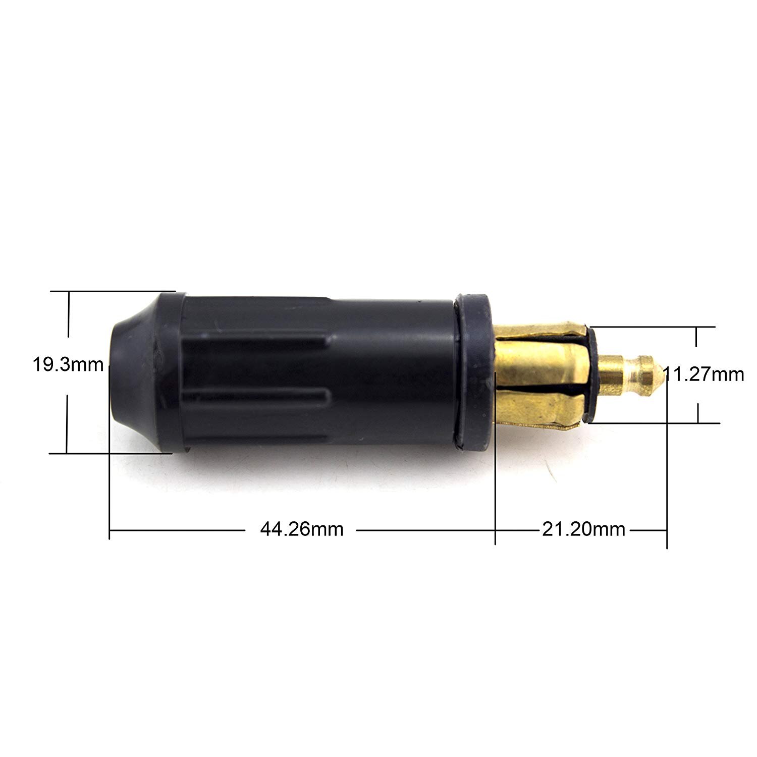 3 kpl diy din hella miespistoke virtapistoke euroopan tyyppi 12v tupakansytyttimen sovittimen liitin sopii bmw:n moottoripyöriin