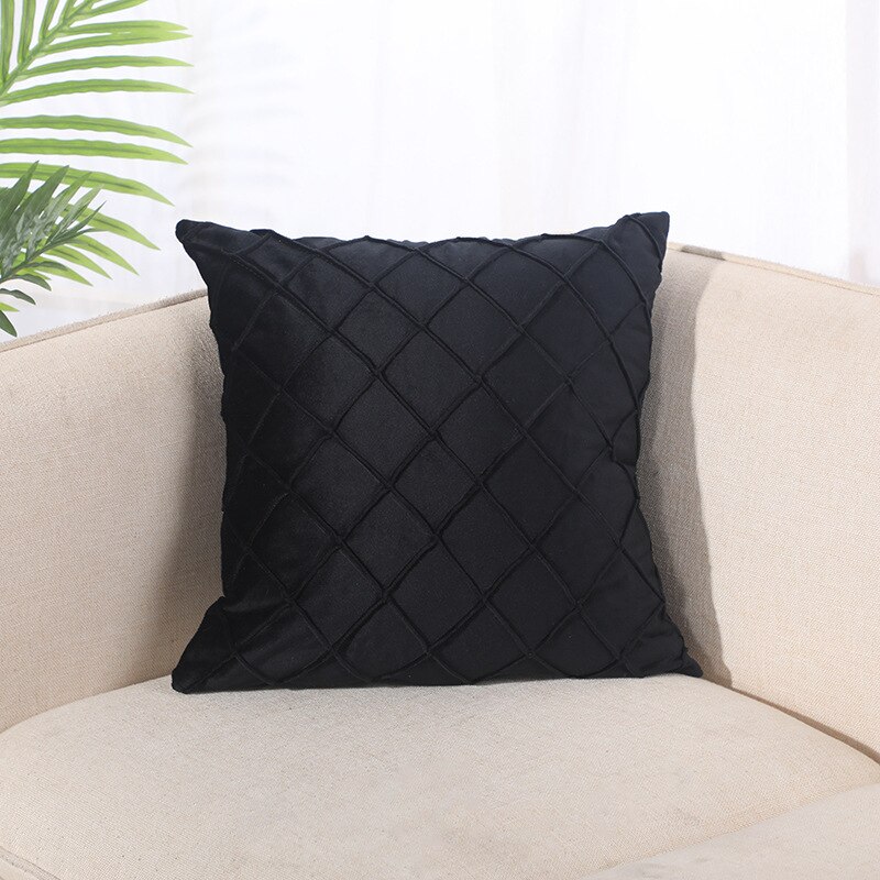 ZK20 Kinderen Kussensloop Fluwelen Kleine Rooster Bank Kussensloop Auto Zachte Korte Pluche Kussensloop Kinderen Speelgoed Kussen: I 45cm No pillow