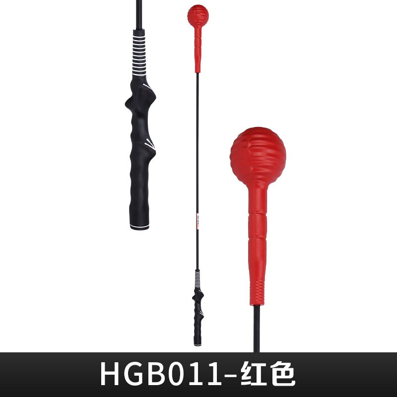 PGM – outil d&#39;entraînement de Swing de Golf pour adultes, bâton chauffant pour débutants, HGB011: HGB011-red