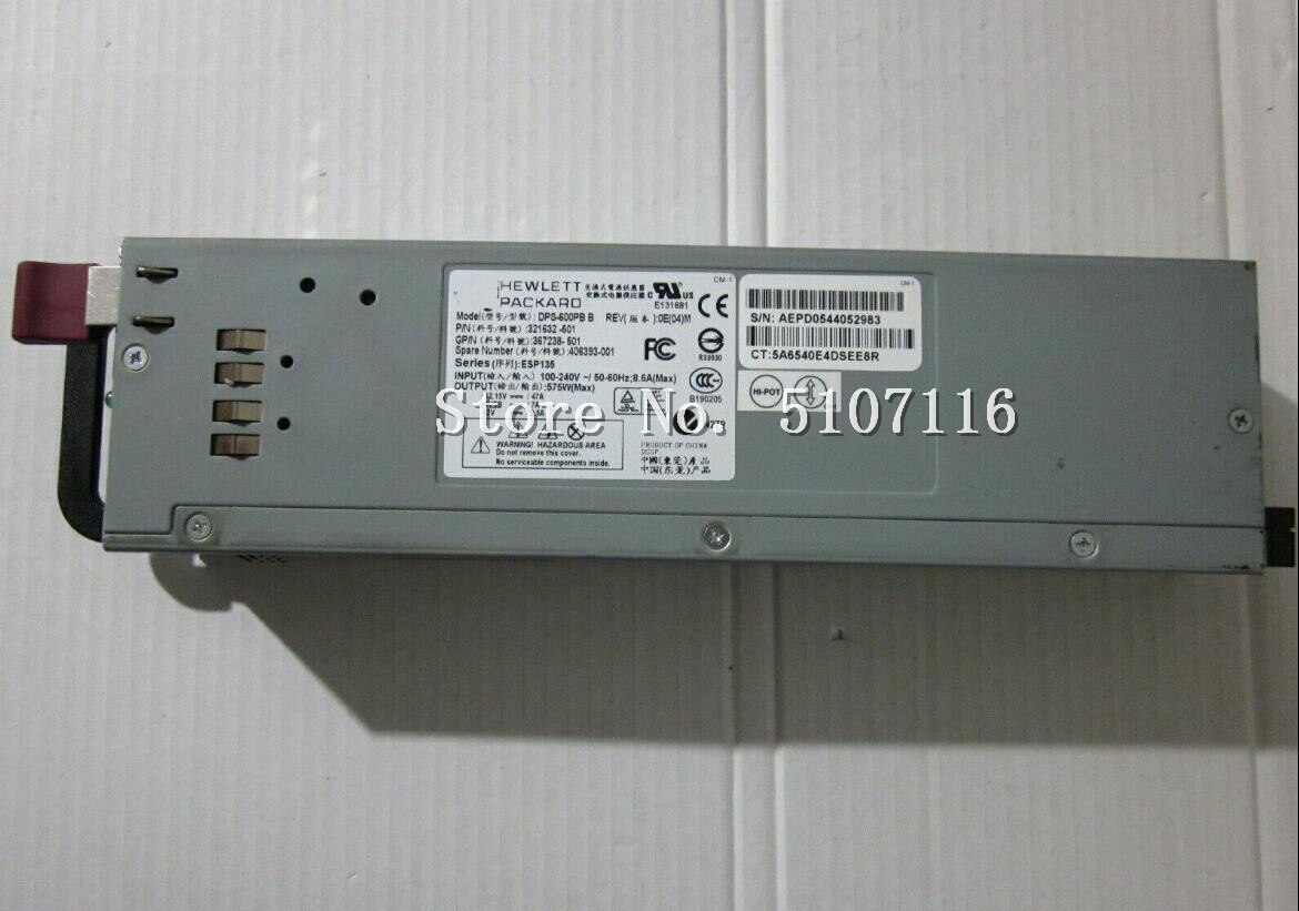MLLSE 575W Computer Power Supply - DPS-600PB B - 406393-001 367238-501 321632-501 - Desktop PSU
