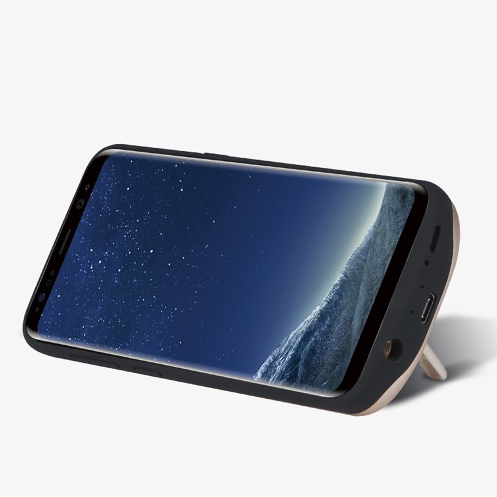 Funda de batería de 5000mAh para Samsung Galaxy S9, S8, A8, carcasa de batería de teléfono, Banco de energía, carga de TPU suave, novedad