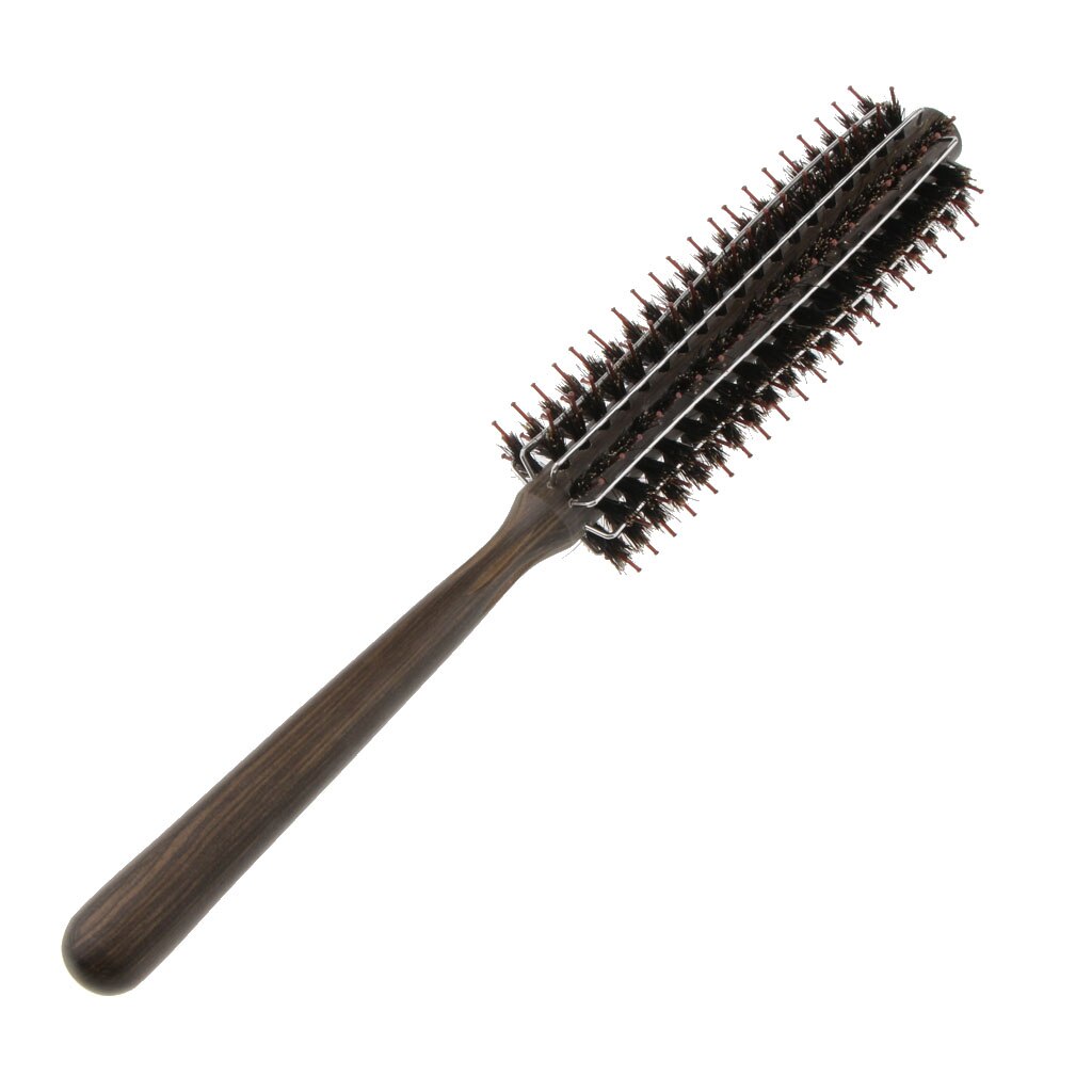 Rollo cepillo redondo Peine del pelo ondulado rizado de cuidar el estilo de belleza pelo cepillo