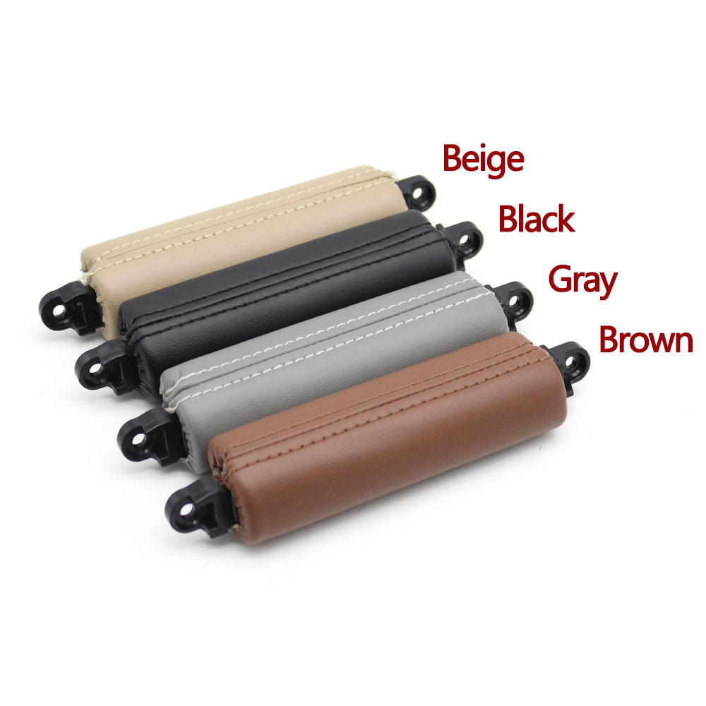 Interior Cars Accessories Leather Driver Door Handle Replacement For VW Volkswagen Touareg 2003 2004 2005 2006 2007