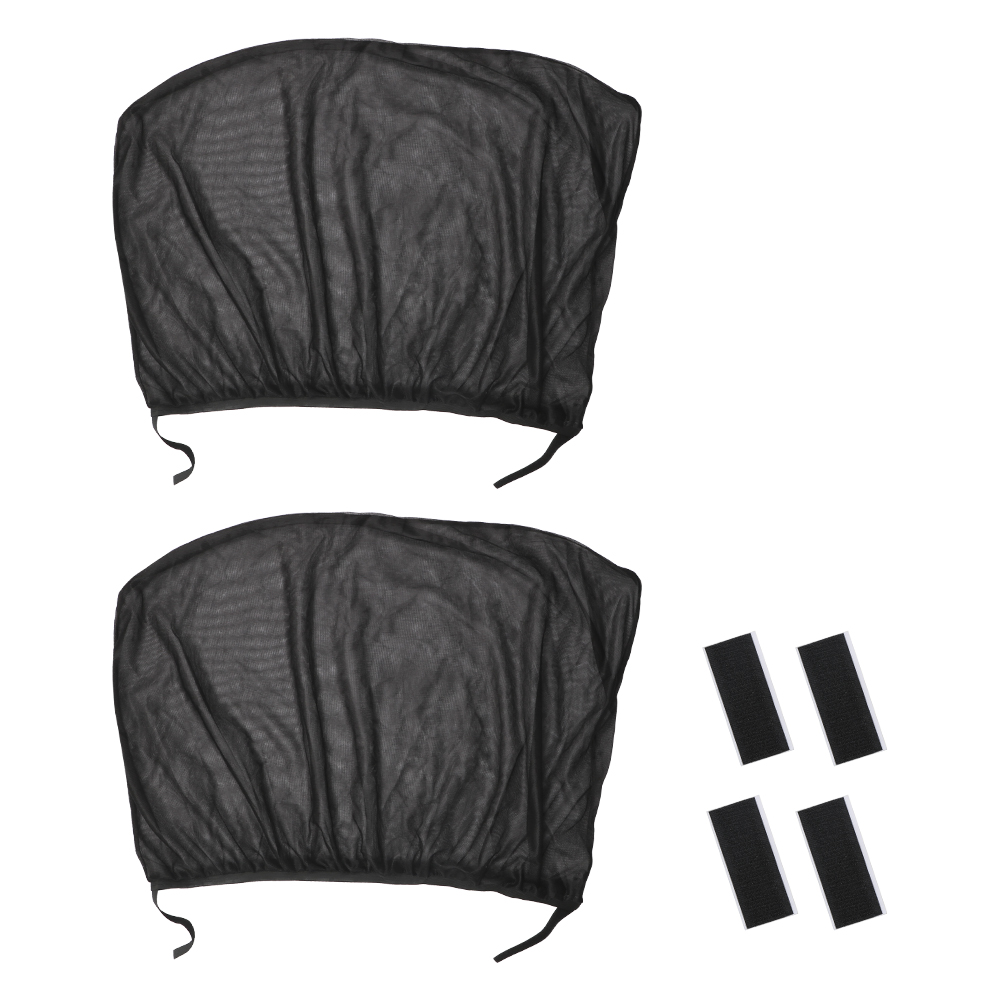 2 stk mesh deksel bil-styling bil vindu deksel solskjerm gardin uv beskyttelse skjold auto side bak vindu solskjerm