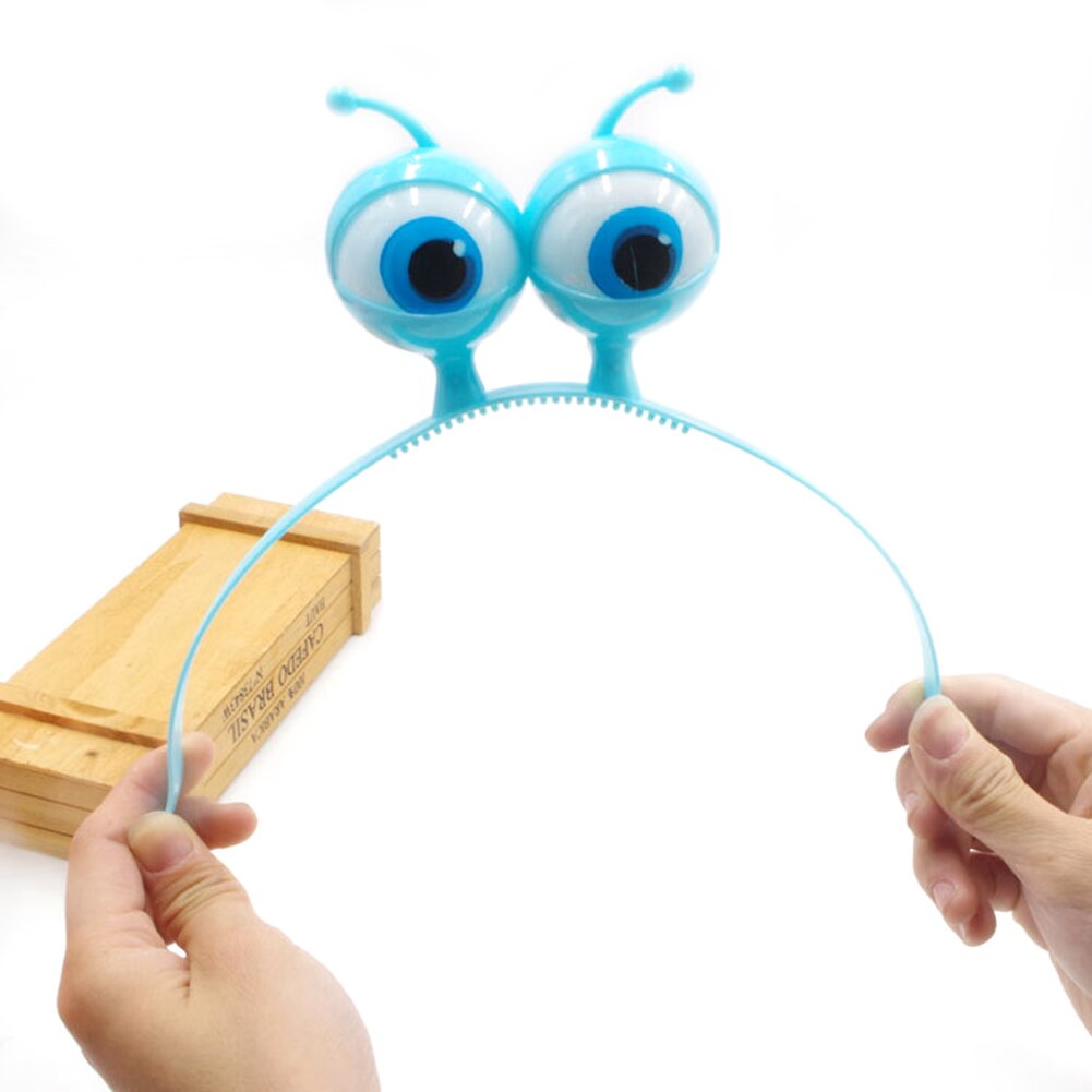 Led gloeiende grote ogen oogbollen hoofdband kinderen oplichtende hoofddeksels halloween feest bruiloft decoratie benodigdheden