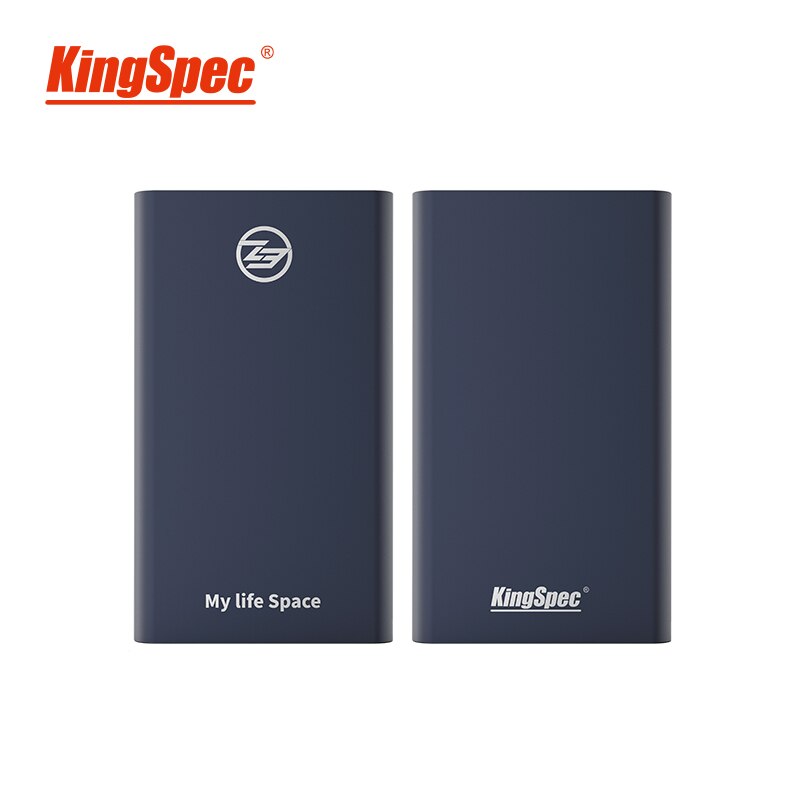 KingSpec Externe Tragbare ssd 240gb SSD Solid Disk Drive 256gb ssd hdd USB 3.1 zu Typ-c Solide state Disk USB 3.0 für laptop pc: 128GB / Sopphire Blue