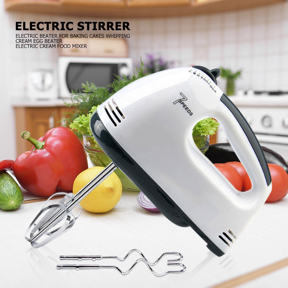 Hand Mini Mixer Food Blender 7 Speed Electric Cake Mixer Handheld Egg Beater Food Blenders Cream Dough Stirrer Baking Tools