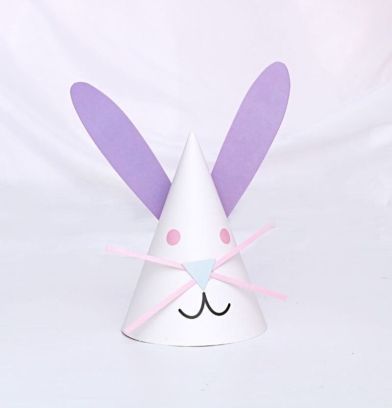 Kinderen Verjaardag Hoed Gelukkige Verjaardag Papier Hoeden Cap Prins Prinses Kroon Partij Decoratie Voor Jongen Meisje Verjaardagsfeestje Decoraties: purple ear