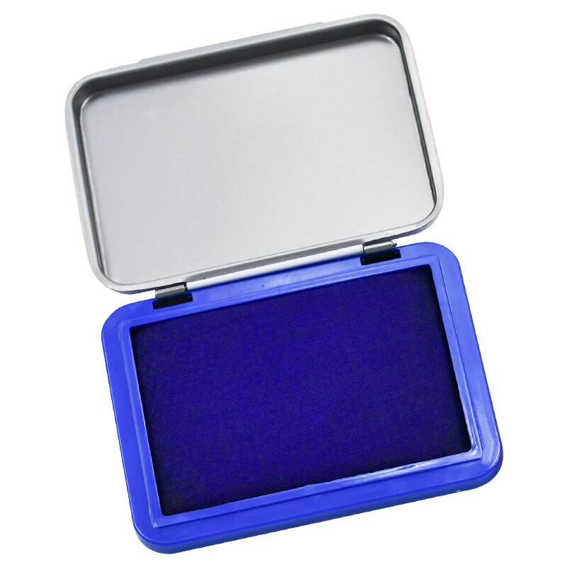 Pâte d'encre rouge de calligraphie, boîte carrée flambant neuve, tampon Yinni chinois 40g, rouge bleu noir: Blue