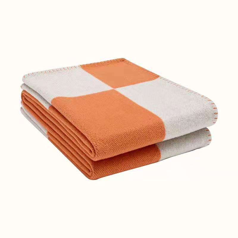 Pink tæppe europæisk hæklet blødt uld mærke plaid h kast kashmir varm sofa villa boligindretning tilbehør seng fleece strikket: 5 / Tæppe