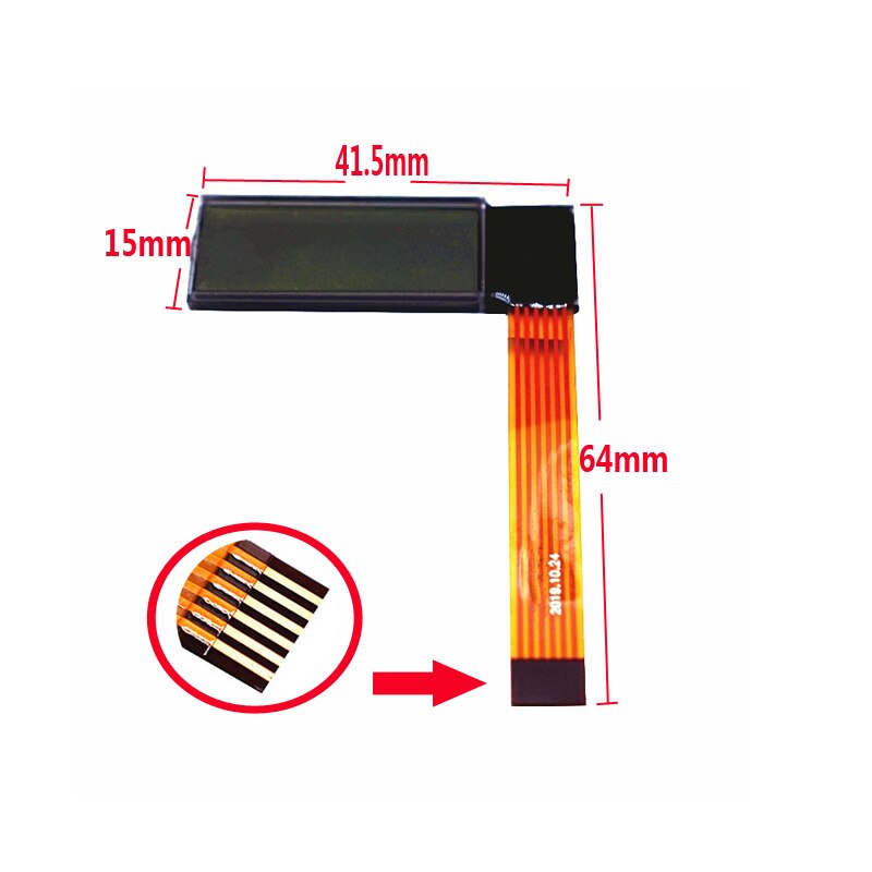 Qianyinuo Tachometer LCD Display For VDO Cockpit Vision VDO International Volvo Penta Boat Kenworth Truck Jcb Tractor Tachometer